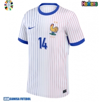 Camisa de Futebol França Adrien Rabiot #14 Equipamento Secundário Europeu 2024 Manga Curta